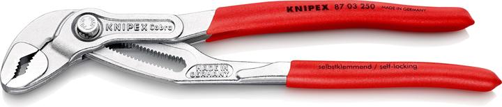 Image du produit Primium KNIP Pince à pompe à eau Cobra chromée 87 03 250 (250 mm)
