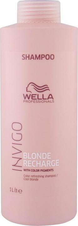 Actual product image Wella Invigo Blonde Recharge (1000 ml, Liquid shampoo)