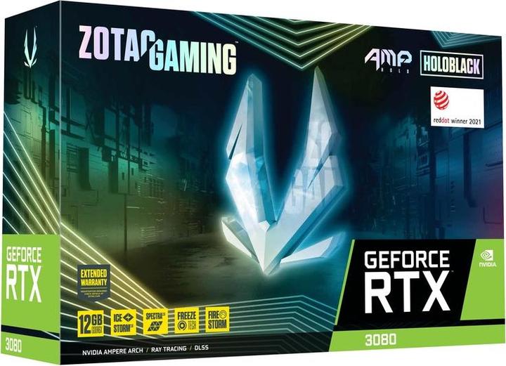 Produktbild Zotac RTX3080 AMP HOLO GDDR6X HDMI 3xDP (12 GB)