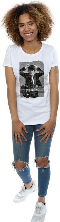 Image du produit AC/DC Femme/Ladies - Angus Young - T-shirt en coton avec photo en relief (S)