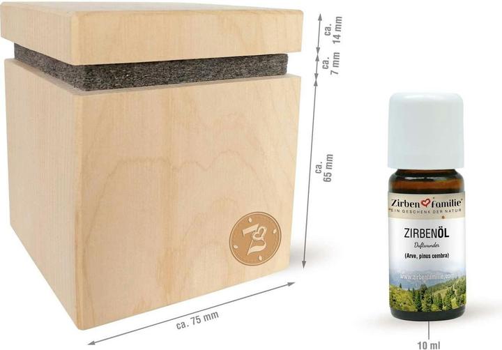 Produktbild ZirbenFamilie Zirbenwürfel Orignal Premium (10 ml)