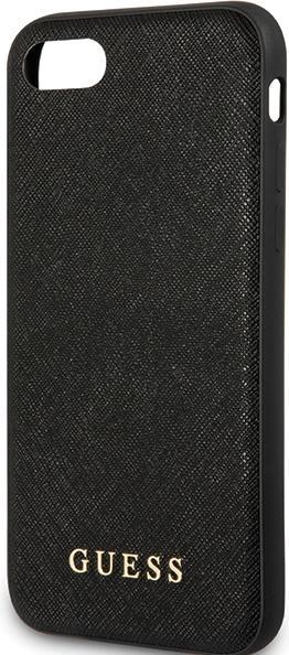 Actual product image Guess GUHCI8PSASBBK iPhone 7/8 / SE 2020 / SE 2022 czarny/black Saffiano Strap (Apple iPhone SE, Apple iPhone 8, Apple iPhone 7)