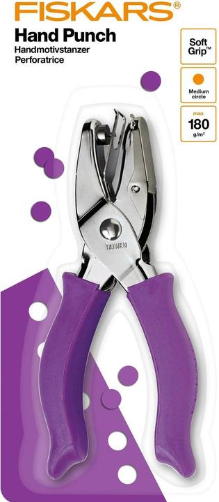 Actual product image Fiskars Hand Motif Punch