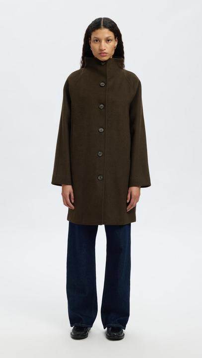 Actual product image Selected Femme Slfvinni Wool Blend Coat Noos (40)