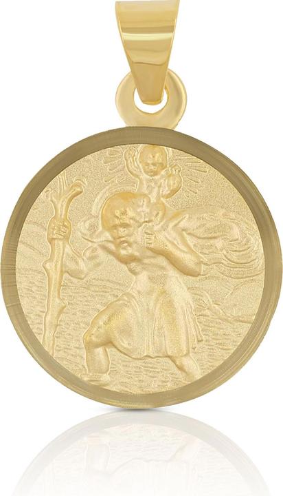 Muau Medaille Christophorus (Gelbgold)