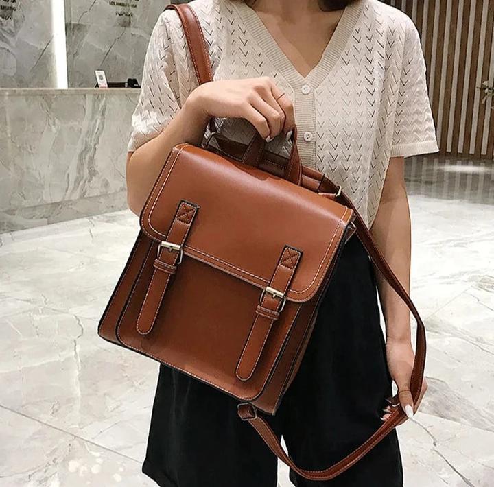 Immagine prodotto Only-Bags.Store Borsa vintage in pelle Pu Zaino Moda Satchel Alta qualità Borsa a tracolla per il tempo libero