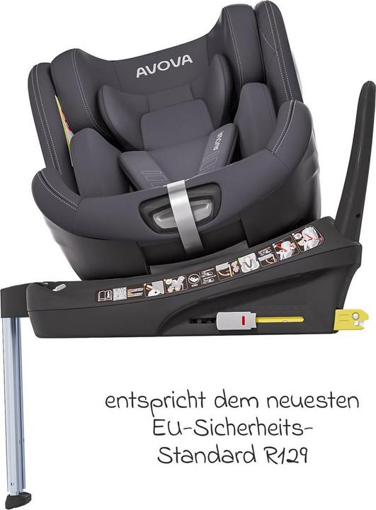 Actual product image Avova Swan-Fix I-Size Reboard child seat (Reboarder, ECE R129/i-Size Standard)