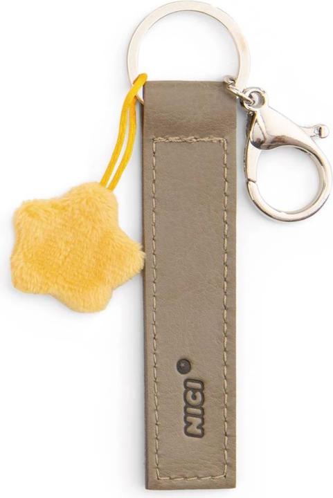 Actual product image Magni NICI Schlüsselanhänger Traummann Kunstlederband mit Stern olive 10cm