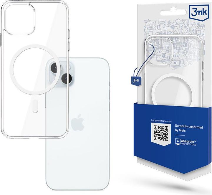 Produktbild 3MK MagCase iPhone 15 Plus 6.7" przezroczysty/clear kompatybilny z MagSafe (Apple iPhone 15 Plus, Apple iPhone 14 Plus)