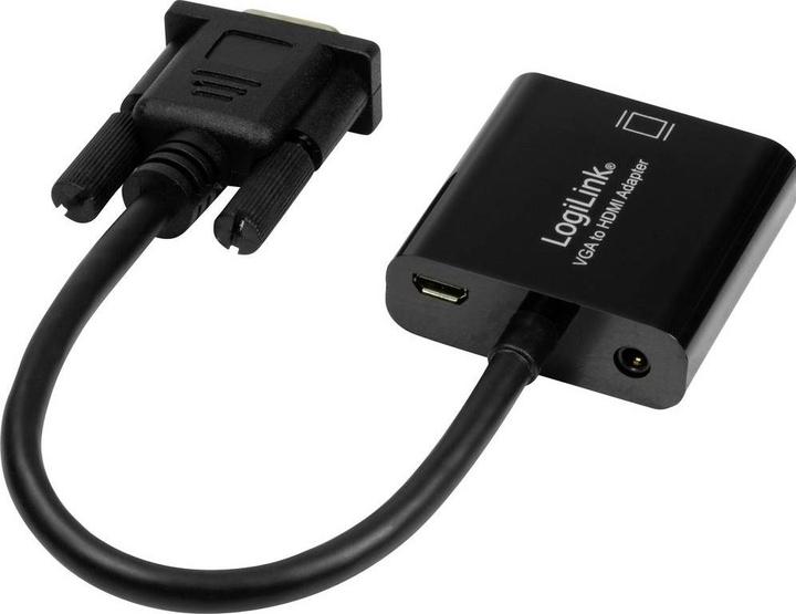 Immagine prodotto LogiLink CV0060 - Convertitore VGA con audio e HDMI (HDMI, 20 cm)