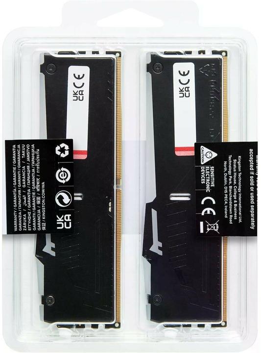 Actual product image Kingston 64GB DDR5 6400MT/S CL32 DIMM (2 x 32GB, 6400 MHz, DDR5 RAM, DIMM)