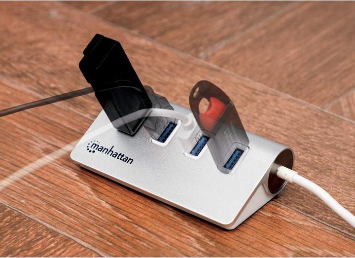 Produktbild Manhattan 163767 4x USB 3.0 (USB-A, 4 Ports)