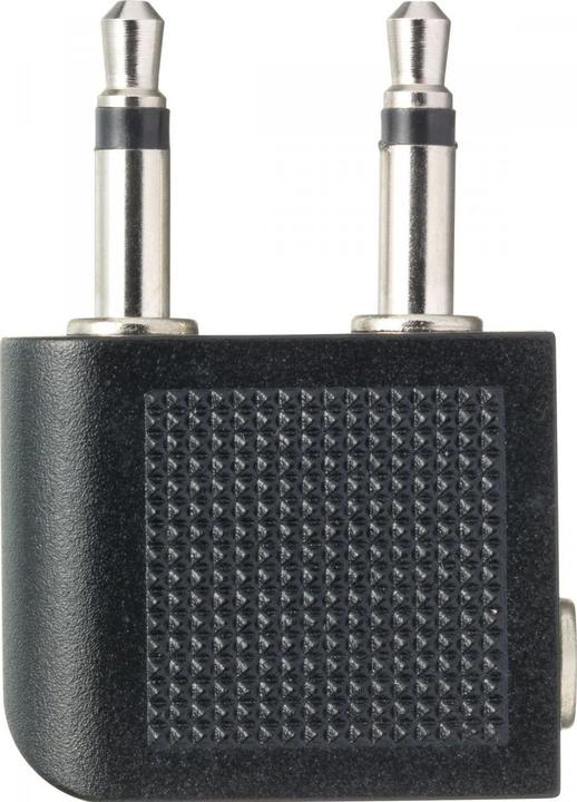 Immagine prodotto Go Travel Adattatore per viaggi in aereo (3m, Jack da 3.5mm, Universale)