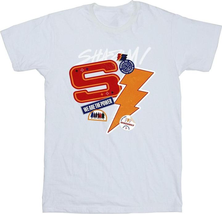 Shazam Fury Of The Gods Sticker Spam TShirt (4XL)