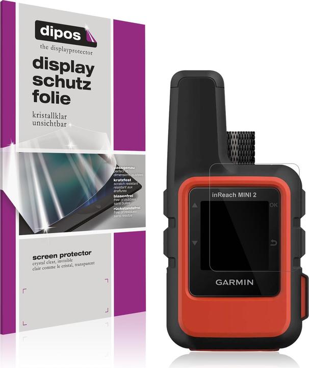 Actual product image Dipos Screen Protector Crystalclear for Garmin inReach Mini 2
