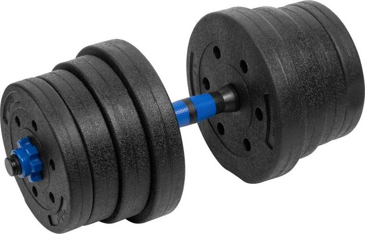 Actual product image Rebel Adjustable bitumen dumbbells with connector 2x15kg ACTIVE (2 x 15 kg)