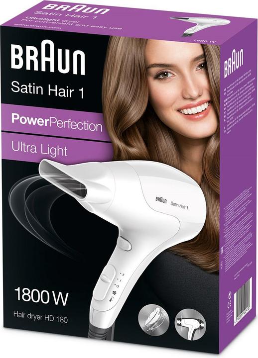 Actual product image Braun BRA Hair Dryer SH1 HD180 sol