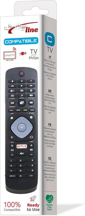 Image du produit Jolly Line Compatible PHILIPS (Télécommande spécifique à l'appareil, Infrarouge)