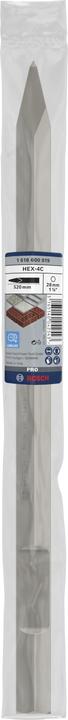 Actual product image Bosch Professional Zubehör PRO HEX 28-4C Pointed chisel, 520 mm (520 mm)