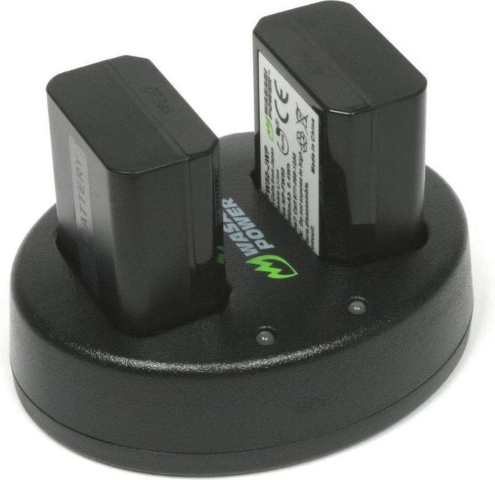 Wasabi Power 2 Akkus FW50 und Dual Ladegerät