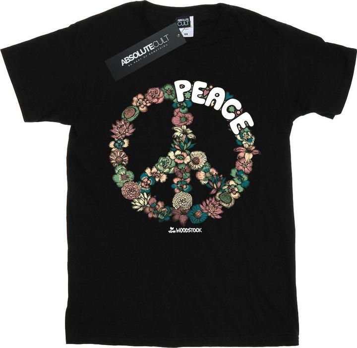 Woodstock Floral Peace TShirt Jungen