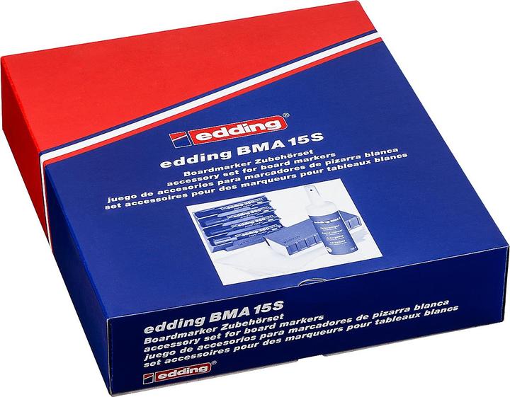 Produktbild Edding Boardmarker Zubehörset BMA 15S (Blau, Grün, Rot, Schwarz, 3 mm, 4 x)