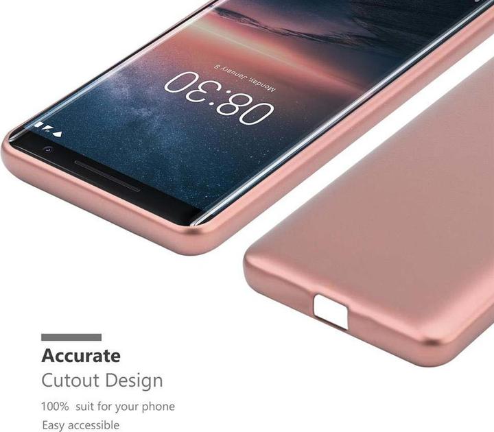 Image du produit Cadorabo Couverture métallique mate TPU (Nokia 8 Sirocco)