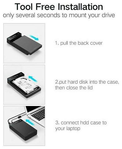 Actual product image Ugreen HDD Hard disk drive (2.5")