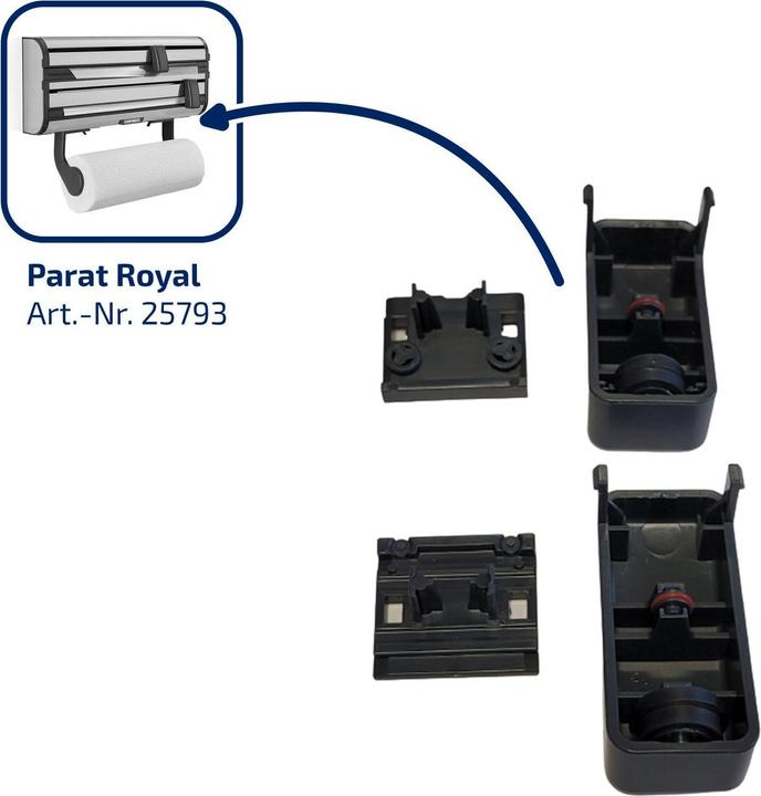Leifheit Ersatzmesserset zu Wandrollenhalter Parat Royal II