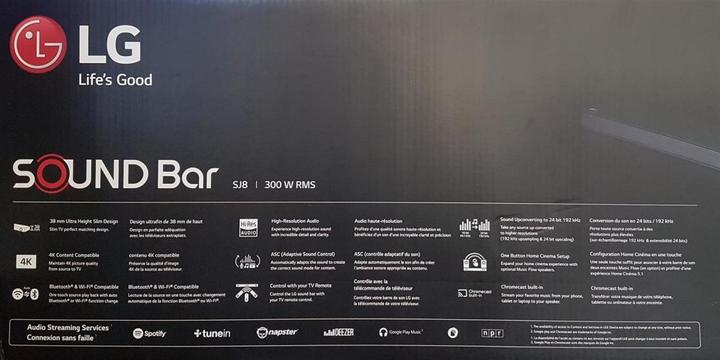 Actual product image LG Sj8 (300 W, 4.1 Channel)
