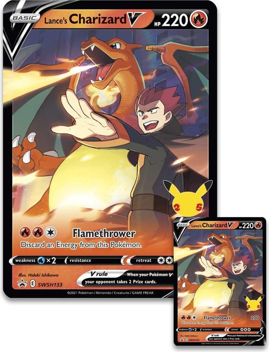 Actual product image Pokémon 25th Anniversary Celebrations V Big Tin Bundle - EN (English, Tin)