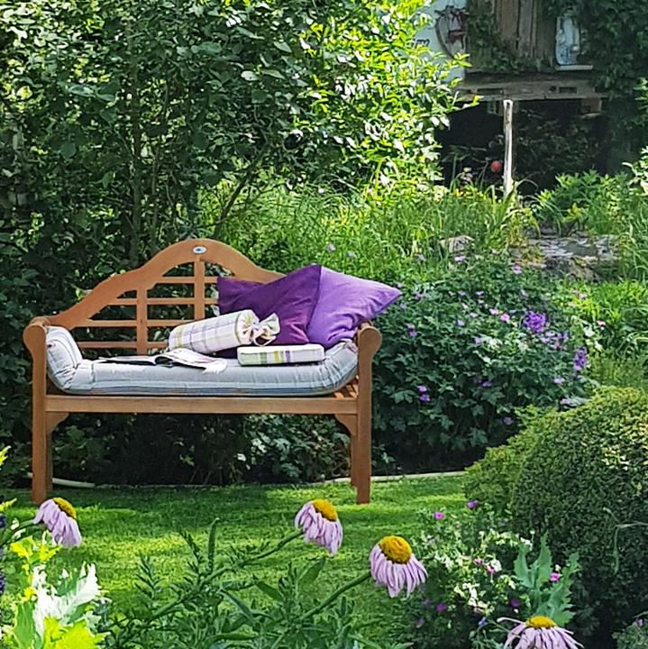Produktbild Casaria Gartenbank mit Auflage