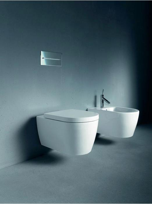 Image du produit Duravit WC suspendu ME by Starck RIMLESS profond, 370x570mm HygieneGlaze blanc