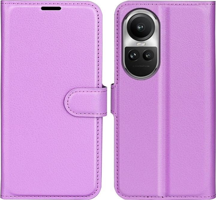 Actual product image Cover-Discount Oppo Reno10 / 10 Pro - Leather Case Cover purple (OPPO Reno 10, Oppo Reno 10 Pro)