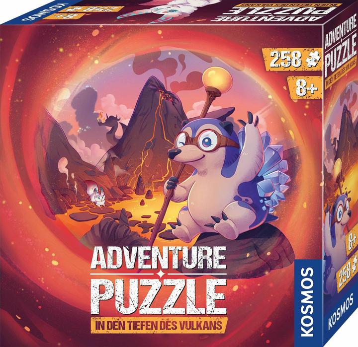 Kosmos Adventure Puzzle: In den Tiefen des Vulkans (258 Teile)