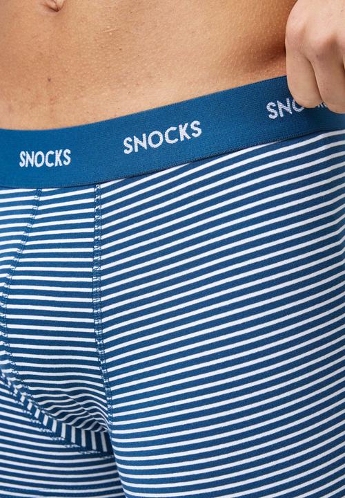 Produktbild Snocks Boxershorts mit Streifen (M, 6er Pack)