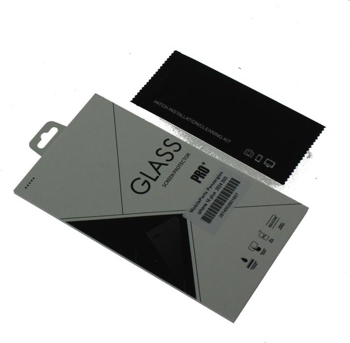 Produktbild MobileParts Panzerglas (1 Stück, Apple iPhone 16 Plus)