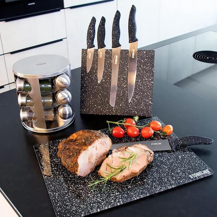 Produktbild Stoneline 5-teiliges Messer Set mit Block