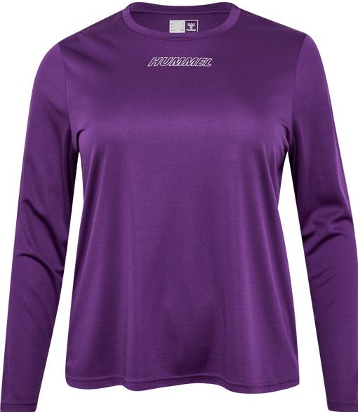 Actual product image hummel hmlTE CURVY T-SHIRT L/S PLUS (XXL)