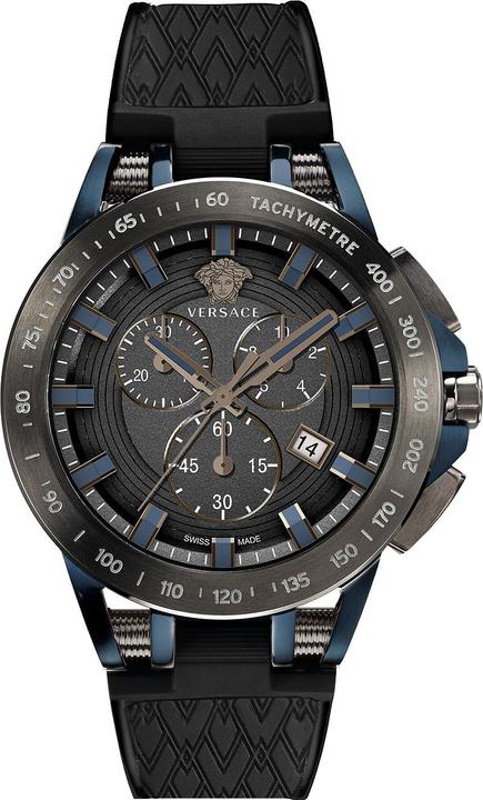 Actual product image Versace VE3E00221 Sport Tech Chronograph 45mm 10ATM (Sports watch, 45 mm)