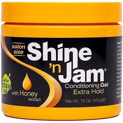Produktbild Ampro Shine 'n Jam Conditioning Gel Extra Hold 16oz 454g (Haargel, 16000 ml)