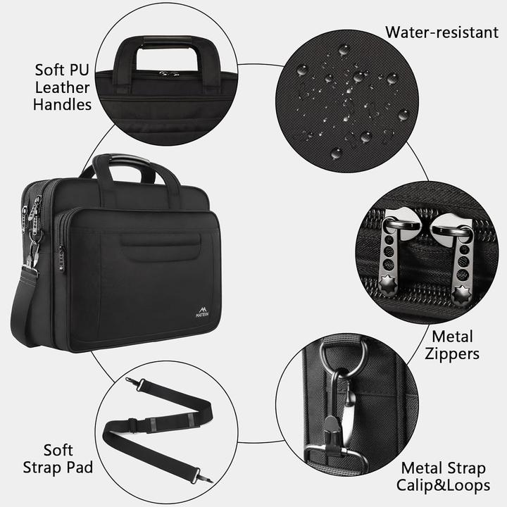 Image du produit Matein Laptoptasche 15,6 Zoll Aktentasche für Notebook (15.60")