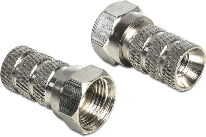 Produktbild Delock F Stecker- für Kabel mit 5 mm Durchmesser (Antennenkabel)
