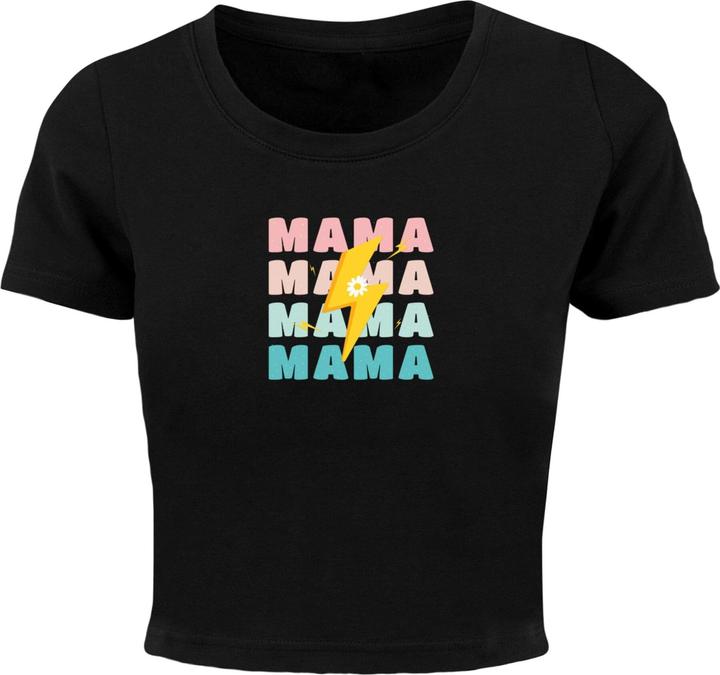Merchcode Ladies Mothers Day - Mama Cropped Tee - 118717 (XS)