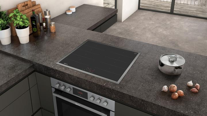 Produktbild Neff N 50, Induktionskochfeld, 60 cm, herdgesteuert, Schwarz, Mit Rahmen aufliegend, M66SBX1L0