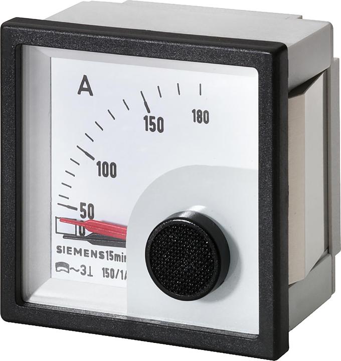 Produktbild Siemens Amperemeter Bimetall 0-100A 1Kl AC EB 3NJ6900-4HD12