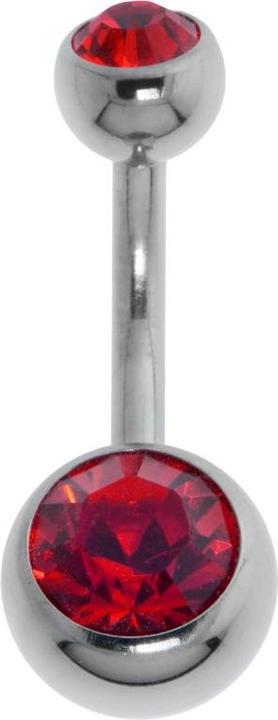 Bijouteria Bauchpiercing (Titan, Kristall)
