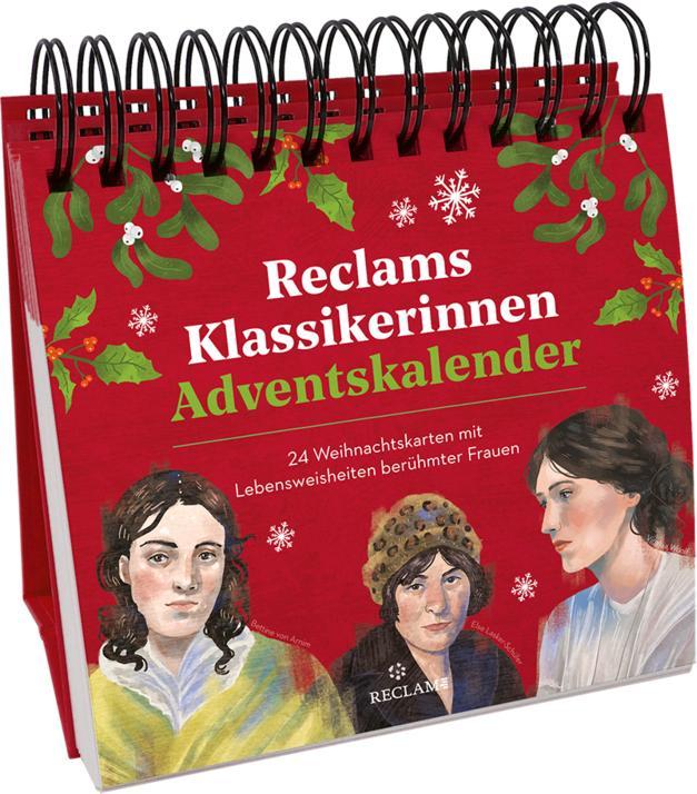Produktbild Reclams Klassikerinnen Adventskalender.