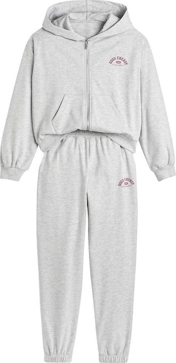 La Redoute Collections 2-teiliges Set aus Kapuzensweatjacke und Hose