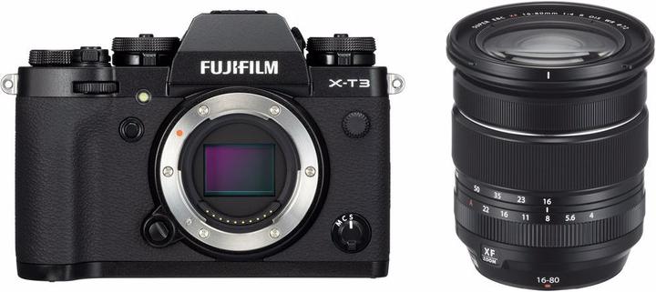 Fujifilm X-T3 (16 - 80 mm, 26.10 Mpx, APS-C / DX)